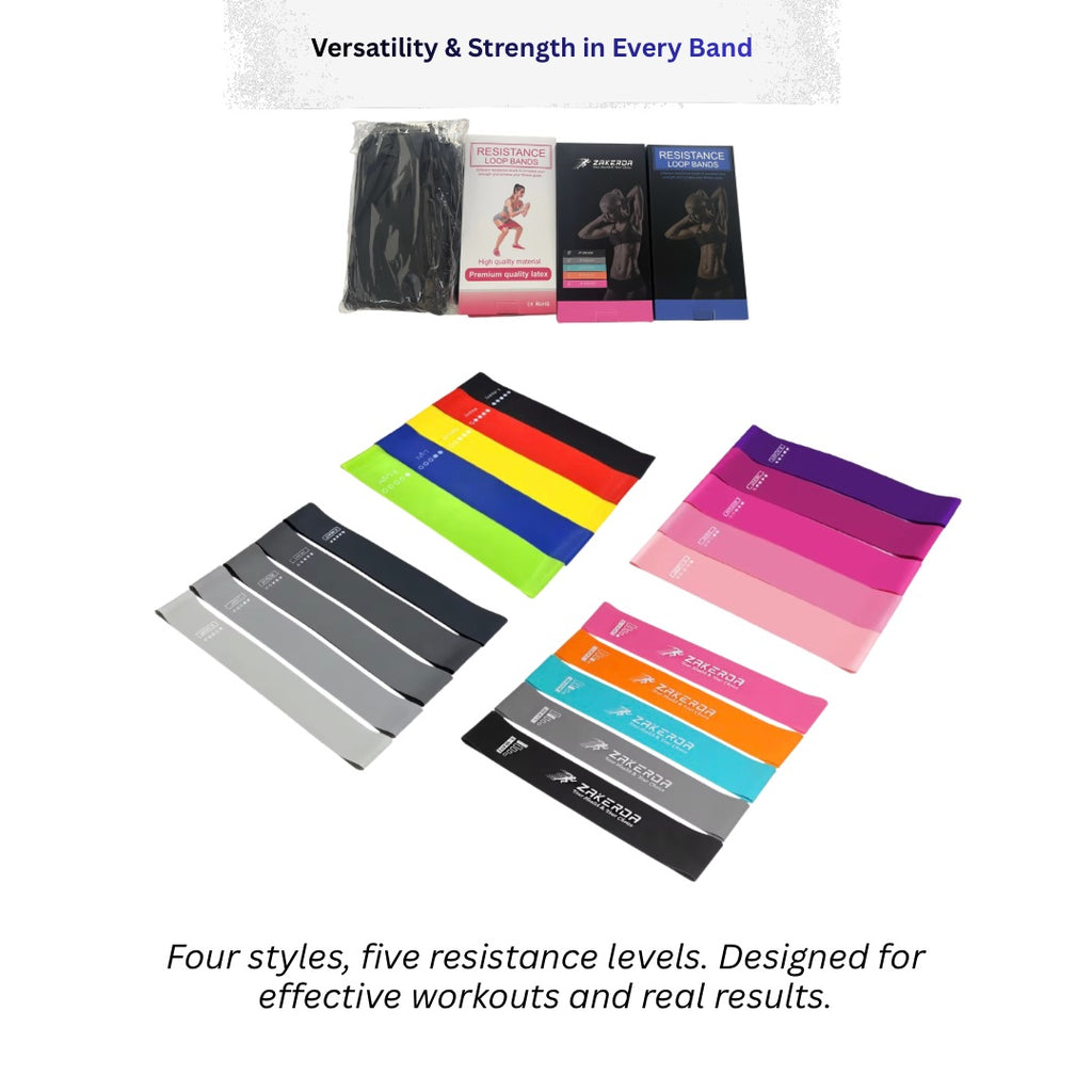 Mini Loop Resistance Band Set - Resistance Bands for Training