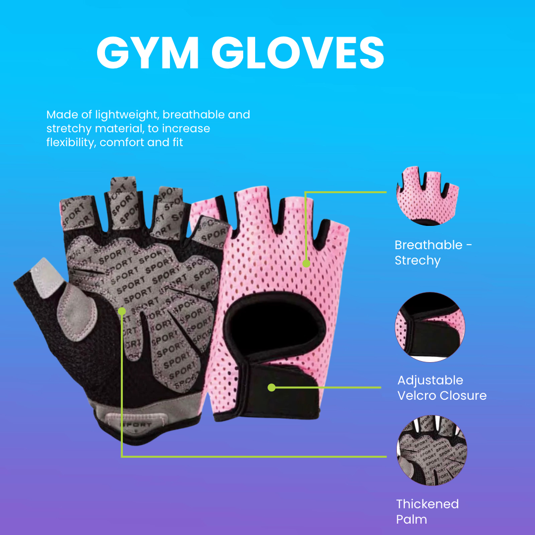 Lightweight Sports & Gym Gloves for Men & Women
