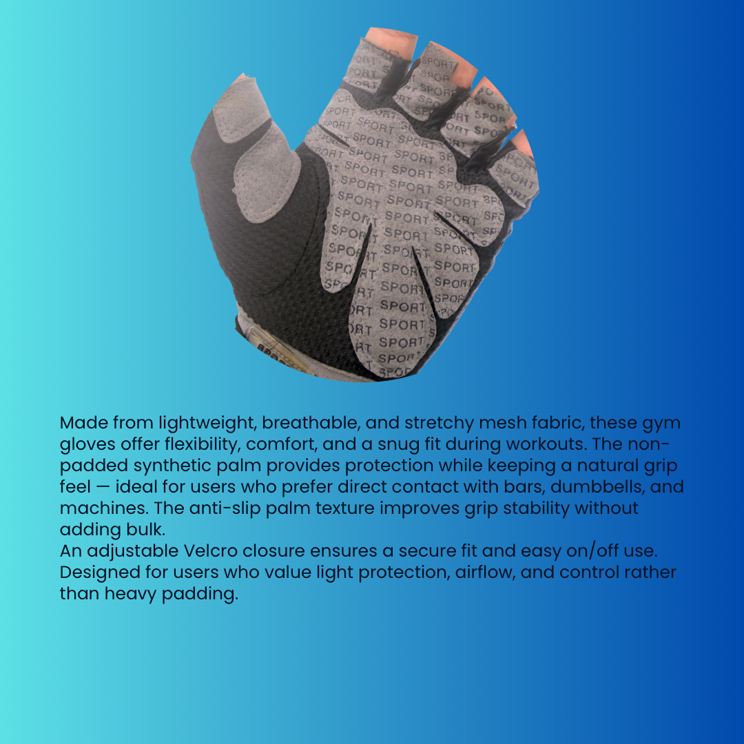 Lightweight Sports & Gym Gloves for Men & Women