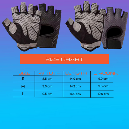 Lightweight Sports & Gym Gloves for Men & Women