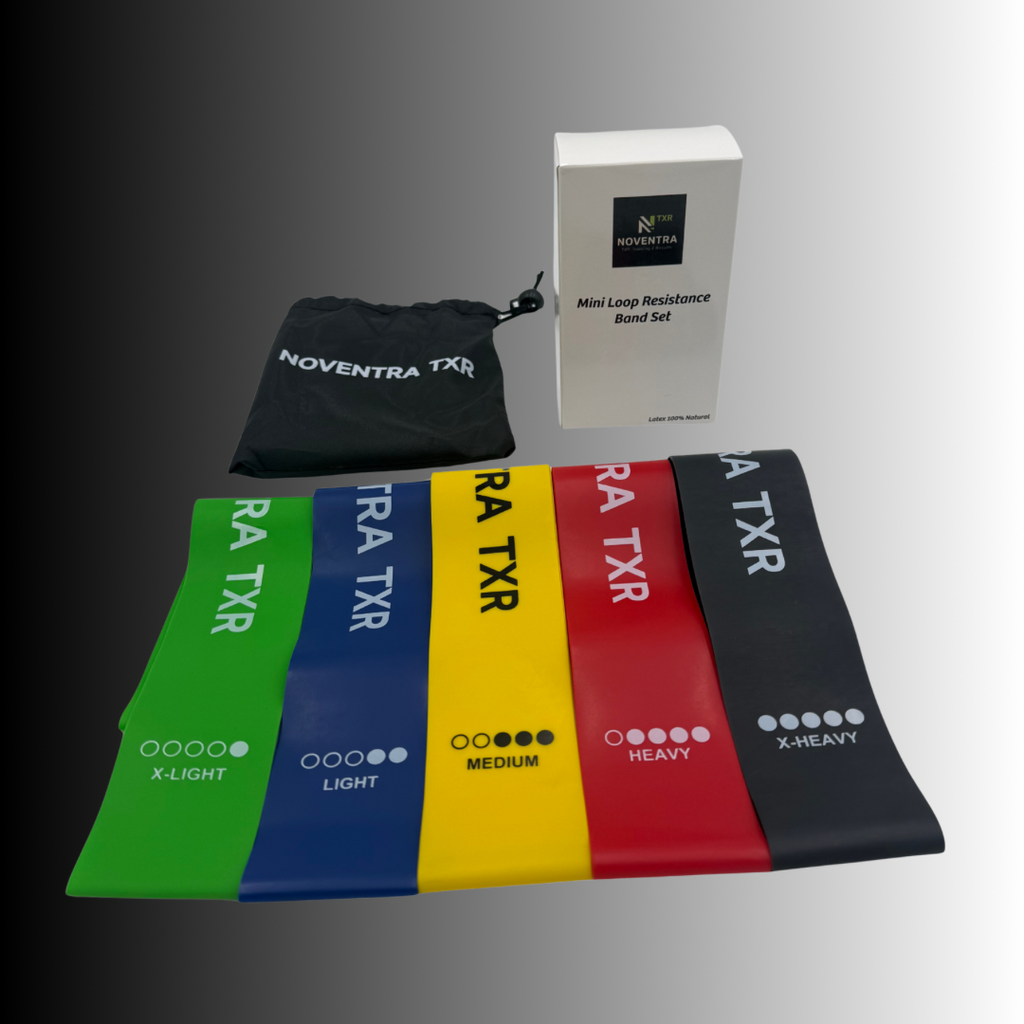 Noventra TXR Mini Loop Resistance Bands Set (5 Levels)