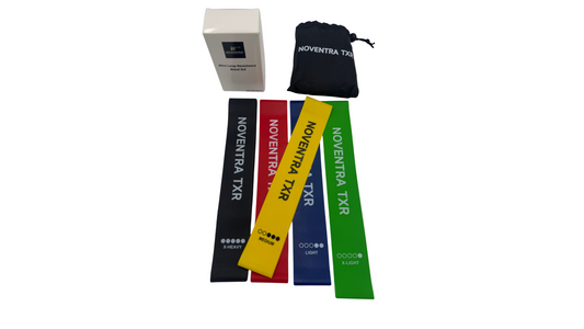 Noventra TXR Mini Loop Resistance Bands Set (5 Levels)