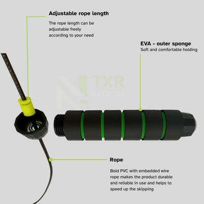 Jump Rope PVC - Rapid Speed